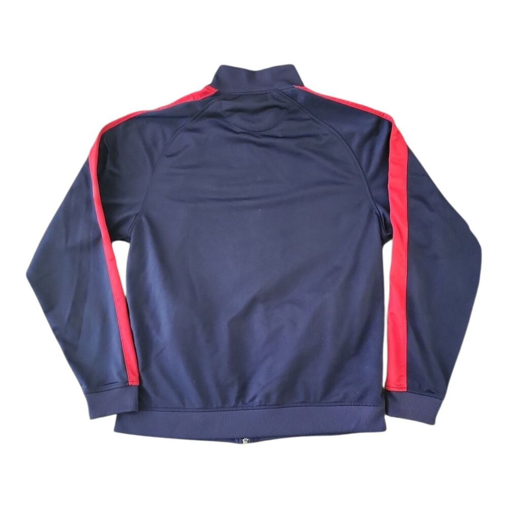 Boston Red Sox Nike Track Jacket Mens Large Full Zip Red Blue MLB Baseball - Picture 2 of 6